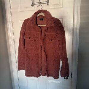 32 Degrees Warm Mauve Teddy Jacket